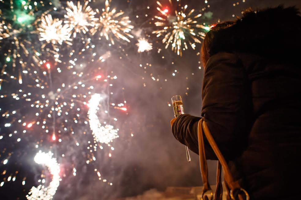 Reveillon enche céu de Braga de cor e centro histórico de animação
