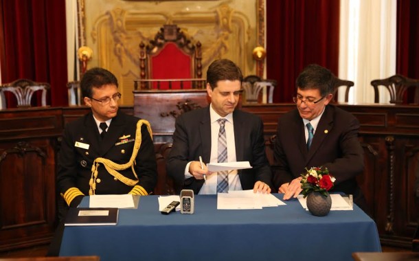 Sociedade Amigos da Marinha do Brasil assina protocolo com Câmara de Braga