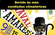 Meteorologia prega nova partida e obriga ao cancelamento do Carnaval de Amares