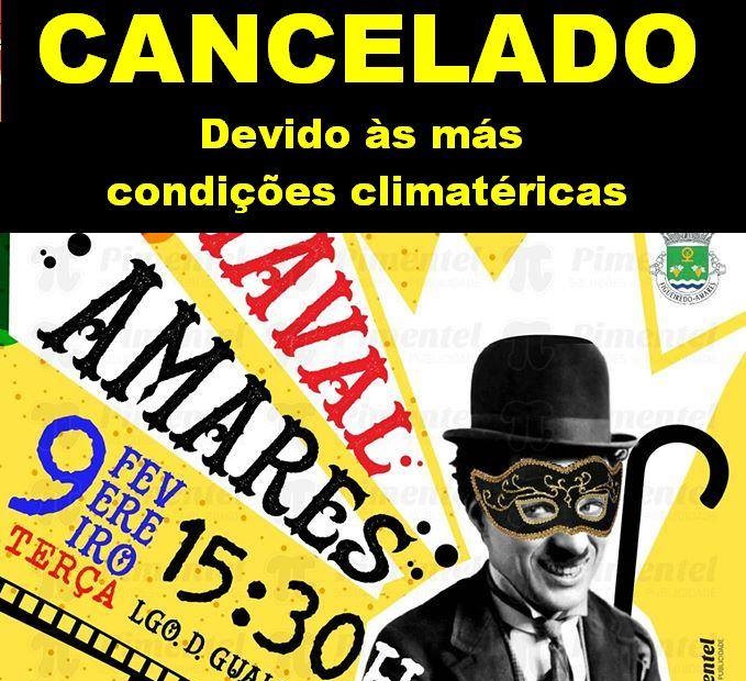 Meteorologia prega nova partida e obriga ao cancelamento do Carnaval de Amares