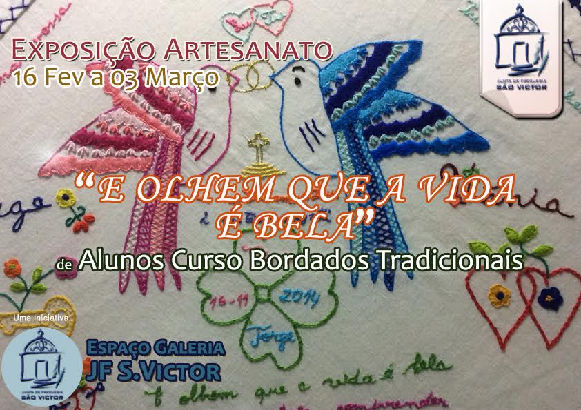 Junta de S. Victor (Braga) mostra bordados inspirados nos lenços dos namorados (Até dia 4)