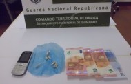 Reformado detido pela GNR de Guimarães segunda vez na posse de droga