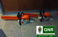 GNR recupera motosserras em Cabeceiras de Basto