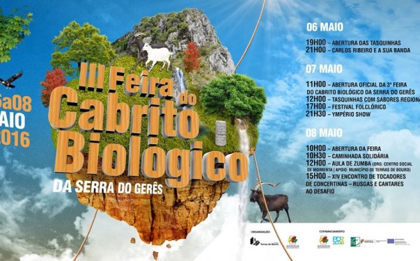 III Feira do Cabrito Biológico da Serra do Gerês e XIV Encontro de Tocadores de Concertinas de 6 a 8 de Maio em Terras de Bouro