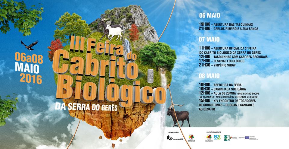III Feira do Cabrito Biológico da Serra do Gerês e XIV Encontro de Tocadores de Concertinas de 6 a 8 de Maio em Terras de Bouro