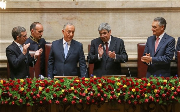 Sair da crise exige “realismo e visão de futuro”, afirma Marcelo na tomada de posse como 20.º presidente da República