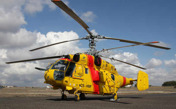 PROTECÇÃO CIVIL: Helicóptero avariado volta ao serviço para combate aos fogos florestais