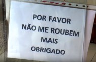 INSÓLITO:Talhante da Póvoa de Varzim escreve cartaz com pedido aos ladrões: “Não em roubem mais”
