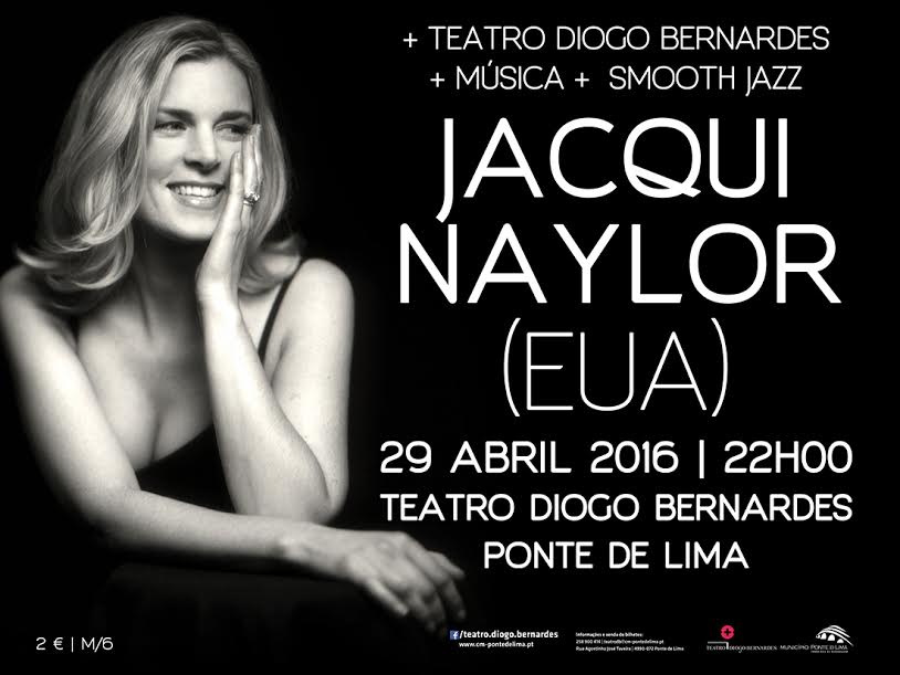 Norte-americana Jacqui Naylor, a senhora da fusão do jazz, rock e folk, apresenta-se em Ponte de Lima ( dia 29)