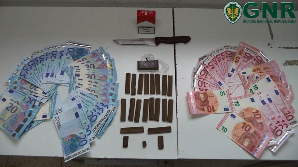GNR de Vizela deteve homem com duas centenas de doses de haxixe