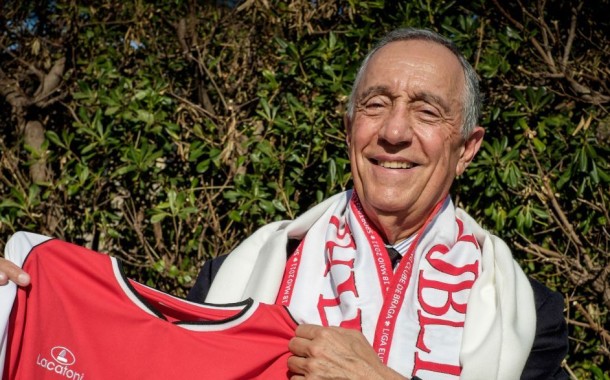 Marcelo apoia campanha solidária do Sporting de Braga a favor dos refugiados