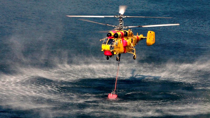 Só há 3 helicópteros Kamov para combater incêndios florestais