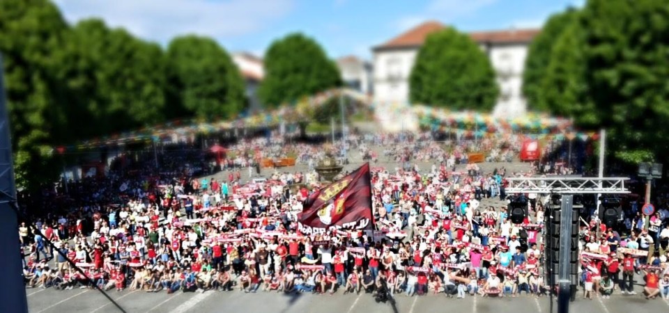 Ecrã gigante na Praça do Município transmite Final da Taça de Portugal; bracarenses confiantes na vitória