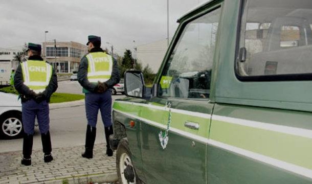 GNR: 167 detidos em flagrante delito no fim-de-semana