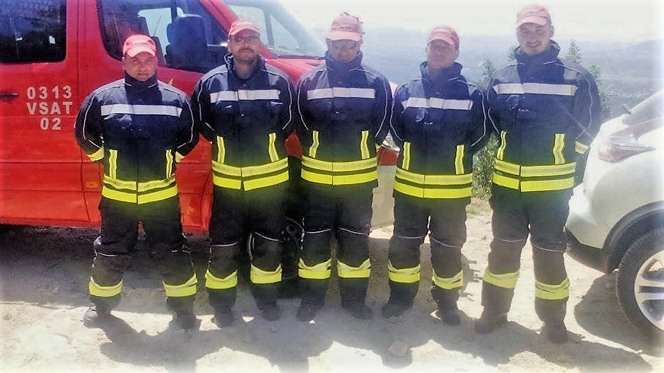 Bombeiros de Vila Verde na prevenção do Rally de Portugal