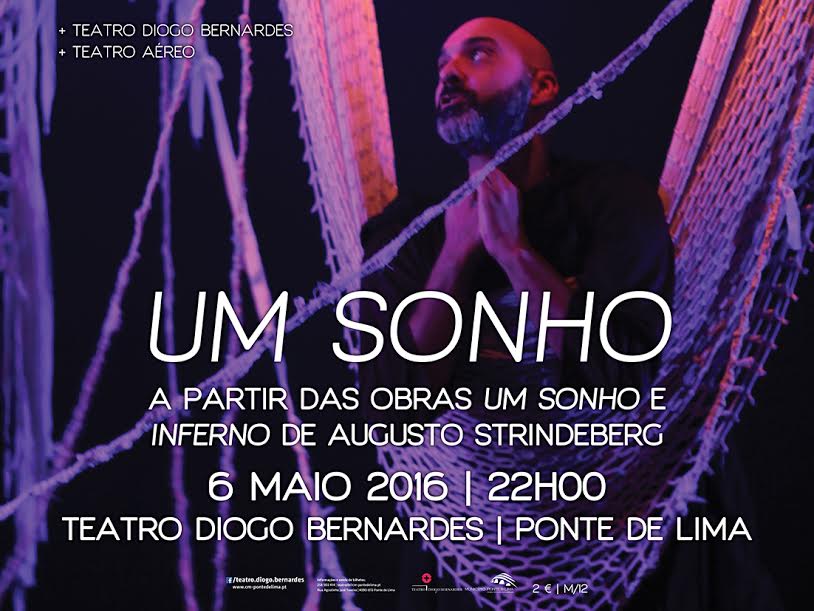 P. Lima: Teatro Digo Bernardes apresenta ‘Um sonho’ a partir de textos de Augusto Strindeberg (6 e Maio)