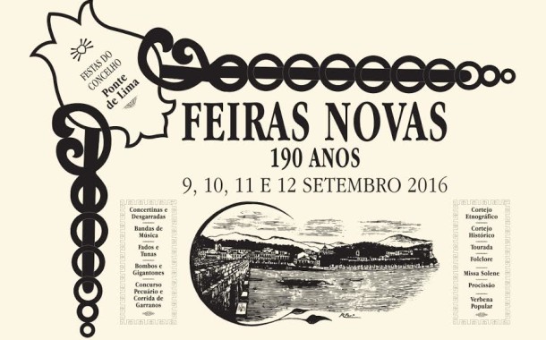 Ponte de Lima: em ano de comemoração de 190 anos, Feiras Novas recuperam cartaz de 1896
