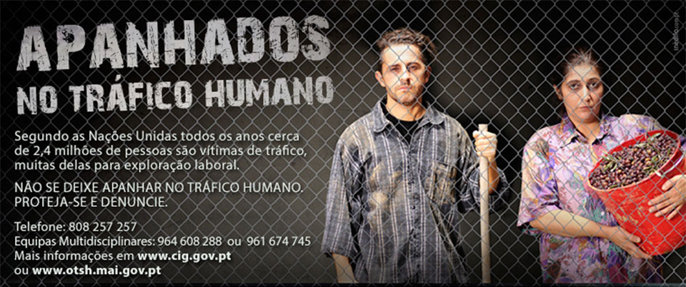 Portugueses vítimas de tráfico de seres humanos no estrangeiro mais do que triplicaram