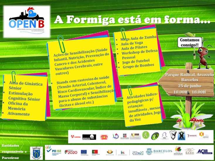 ATAHCA promove em Barcelos actividade de promoção da saúde e do bem-estar