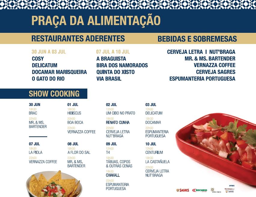 Braga promove a partir desta quinta-feira sabores da gastronomia Ibero-Americana; Chef Chakall presente