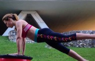 Ana Rita Clara (SIC) exibe barriguinha enquanto treina