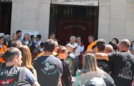 Motards passaram por São Bento para receberem bênção