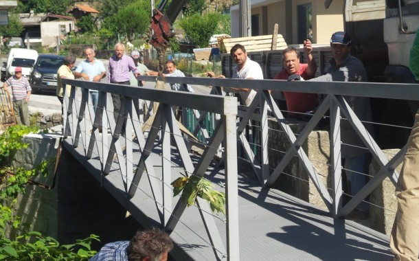 Vila Verde: ponte pedonal já permite travessia sobre o Rio Neiva “em segurança”