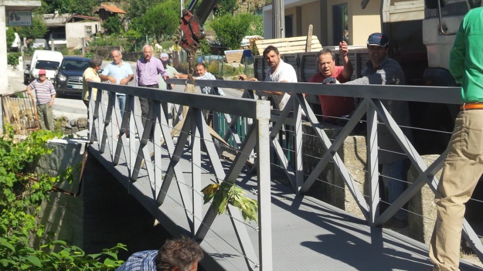 Vila Verde: ponte pedonal já permite travessia sobre o Rio Neiva “em segurança”