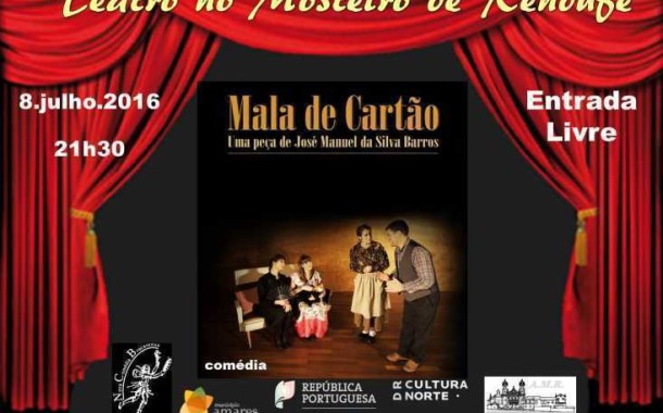 Mosteiro de Rendufe recebe esta sexta-feira a peça de teatro ‘Mala de Cartão’