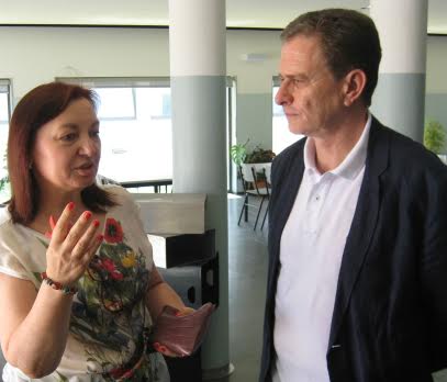 Bloco de Esquerda visita nova unidade de ensino estruturado da Escola Carlos Amarante