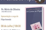 Padre Mário da Lixa apresenta em Braga livro ‘14 Cartas ao Papa’ (dia 8)