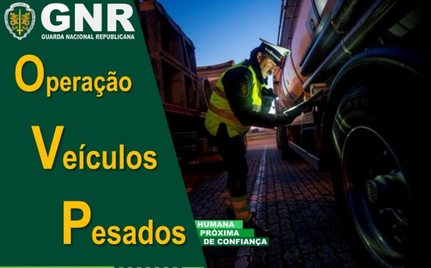 GNR intensifica fiscalização a veículos pesados