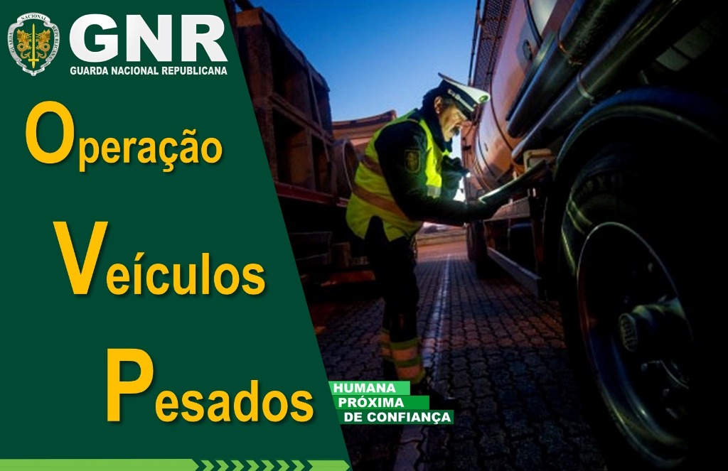 GNR intensifica fiscalização a veículos pesados