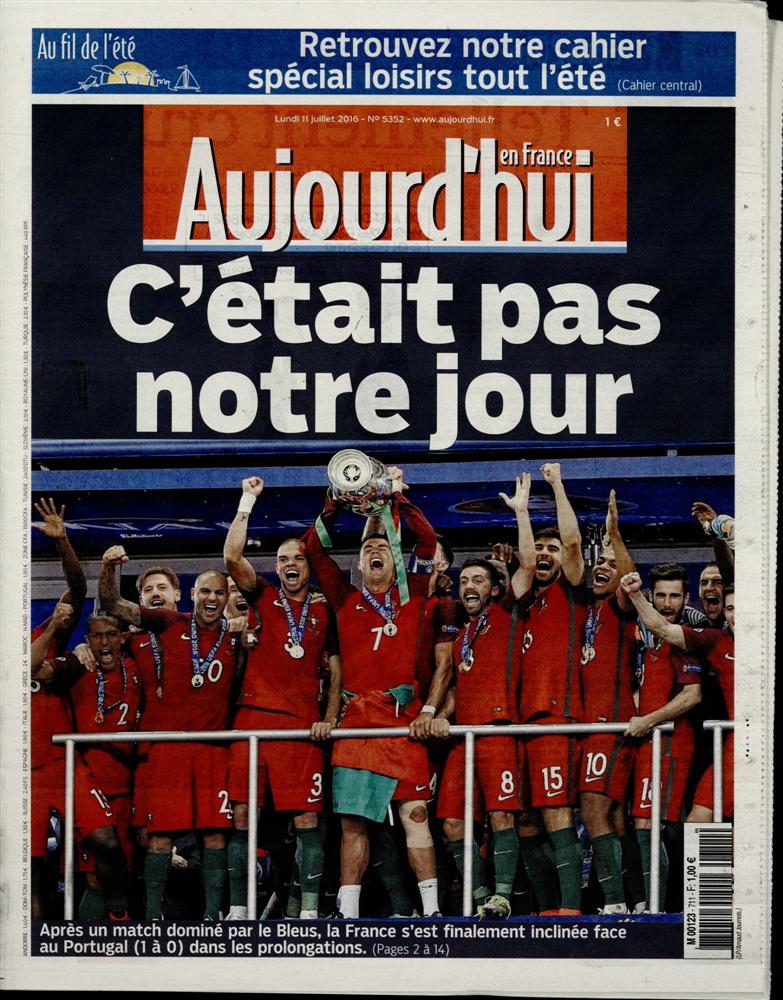 E o“ Stade de France pôs-se a cantar a cantar o fado”, escreve jornal francês; imprensa estrangeira destaca vitória portuguesa no Euro 2016