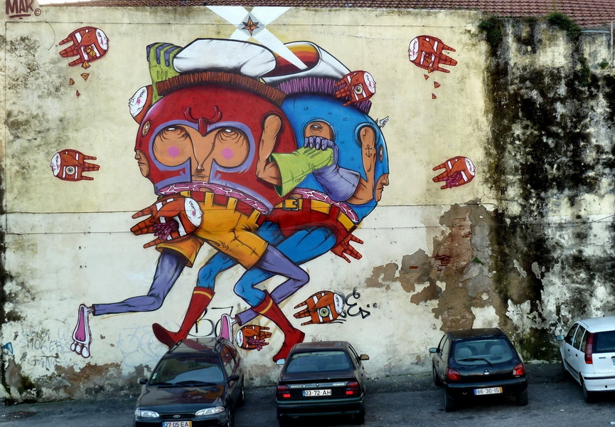 BragArt ‘revoluciona’ centro histórico e rio Este com arte urbana