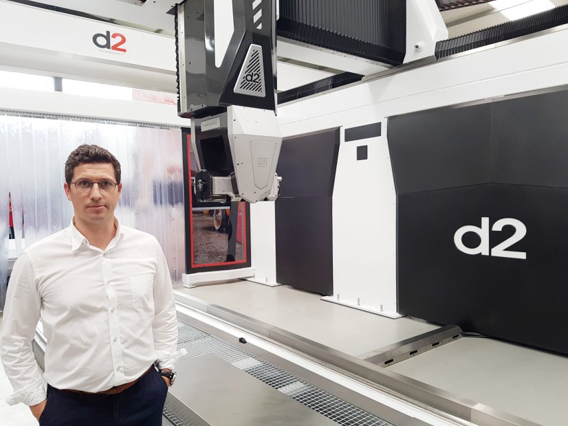ECONOMIA (Oleiros): D2 Technology apresentou Monster 2/CNC 5 eixos para corte de mármore e granito