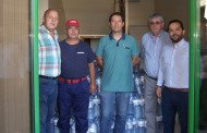 Santa Casa de Vila Verde e empresas doam água e alimentos aos Bombeiros de Vila Verde; Populares também ajudam
