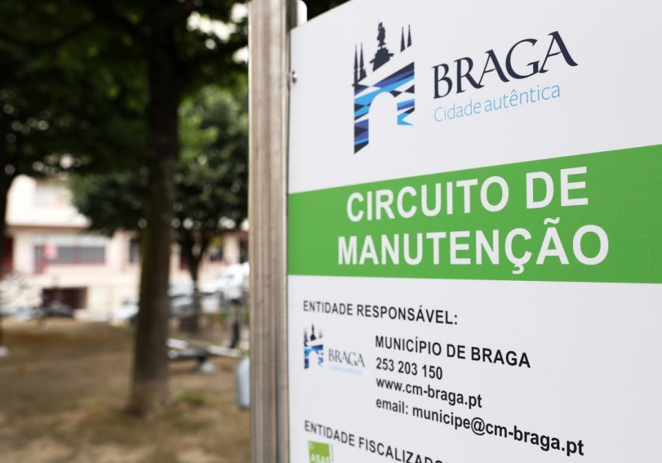 Câmara Braga instala 14 novos parques fitness