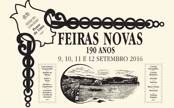 Feiras Novas comemoram 190 anos, de 9 a 12, com animação à moda do Alto Minho e Marcelo Rebelo de Sousa