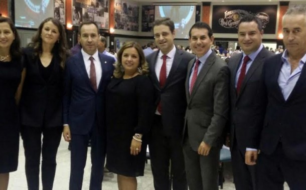 Ricardo Rio  e António Salvador particiapam no aniversário do Arsenal do Minho de Toronto