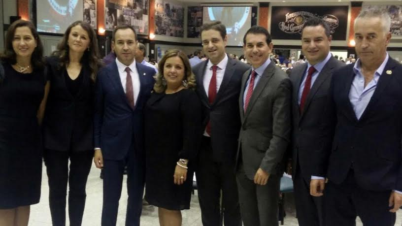Ricardo Rio  e António Salvador particiapam no aniversário do Arsenal do Minho de Toronto