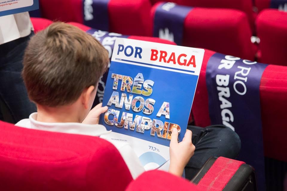 Coligação Juntos por Braga fez balanço de três anos de mandato: 77,7 por cento das promessas eleitorais já foram cumpridas