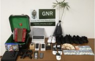 GNR de Vila Verde recupera material roubado, dinheiro e cannabis; 73 mil doses de droga apreendidas no país