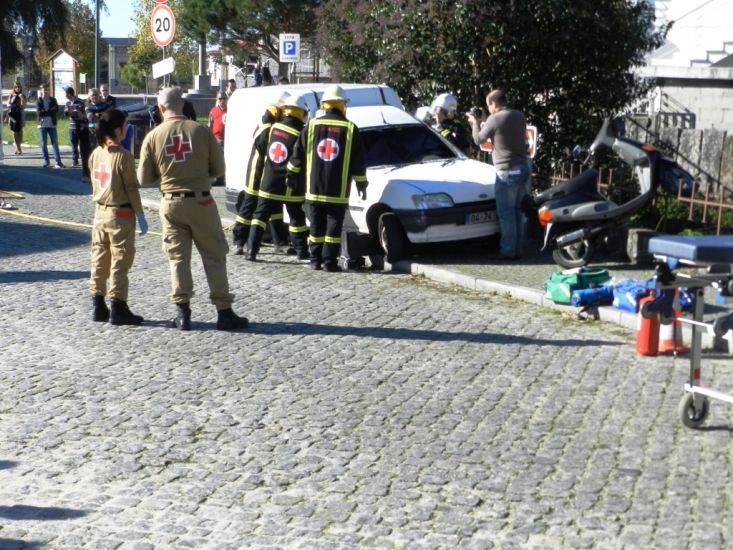 Simulacro marca encontro de socorristas e ex-socorristas da Cruz Vermelha de Amares