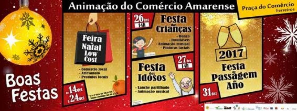 Amares com animação especial neste Natal e Passagem de Ano
