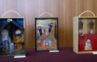 Presépios em exposição no Hospital de Braga