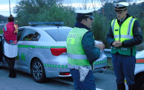 GNR deteve 37 pessoas nas últimas 12 horas, na sua maioria por condução com álcool