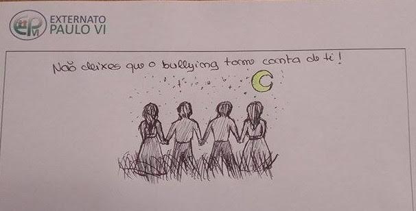 Braga: Alunos do Externato Paulo VI criam ‘muro’ de mensagens anti-bulling