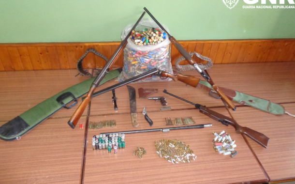 Idosa apanhada em Chaves pela GNR com 5 armas e 2 mil munições
