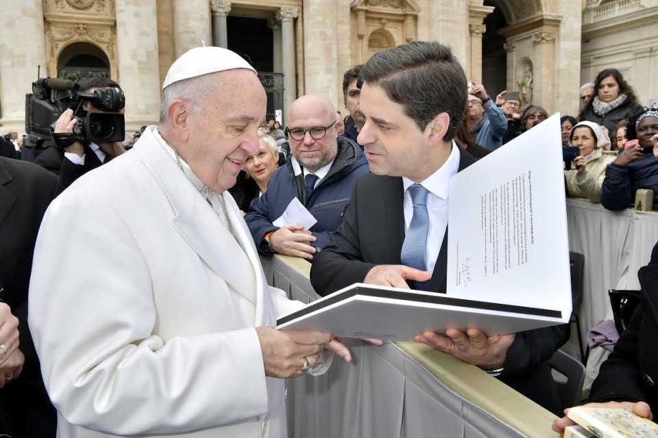 Ricardo Rio levou a Braga, a Roma Portuguesa, ao Papa Francisco